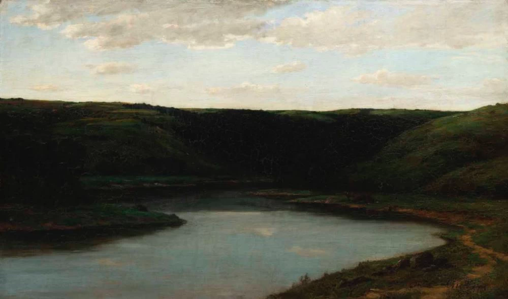 Paesaggio con fiume